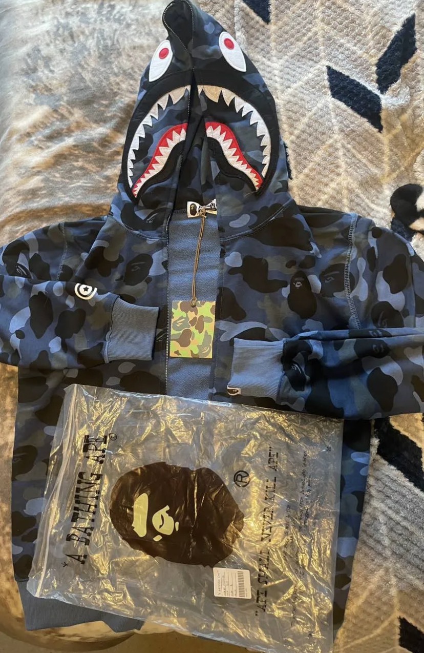 Bape Zip Up Hoodie
