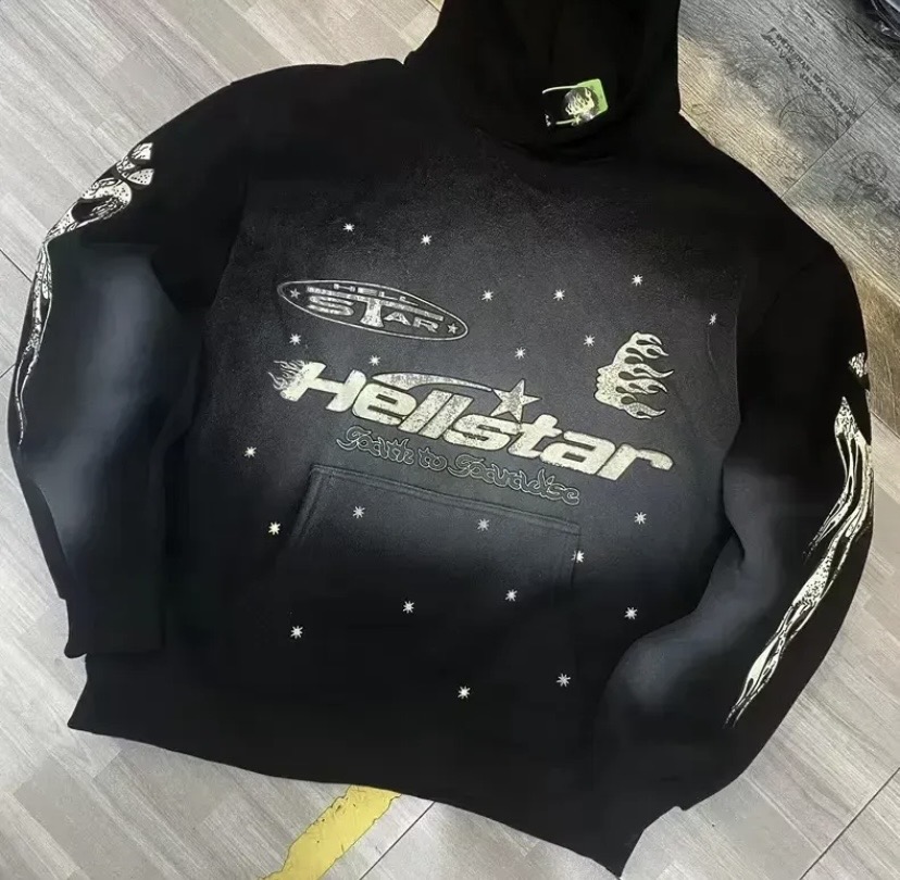 Hellstar Hoodie Black