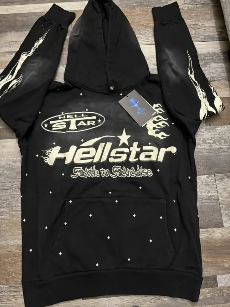 Hellstar Hoodie Black