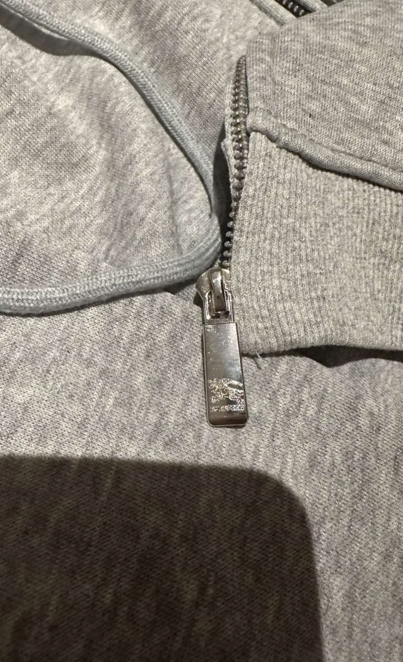 Burberry Zip Up Grey