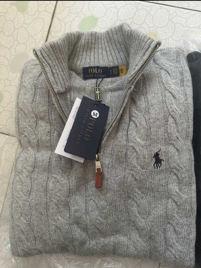 Ralph Lauren Quarter Zip Grey