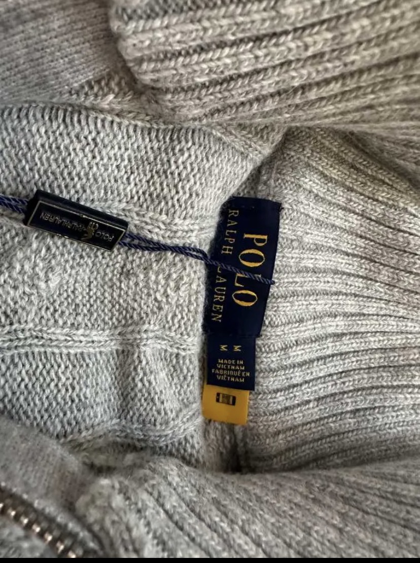 Ralph Lauren Quarter Zip Grey